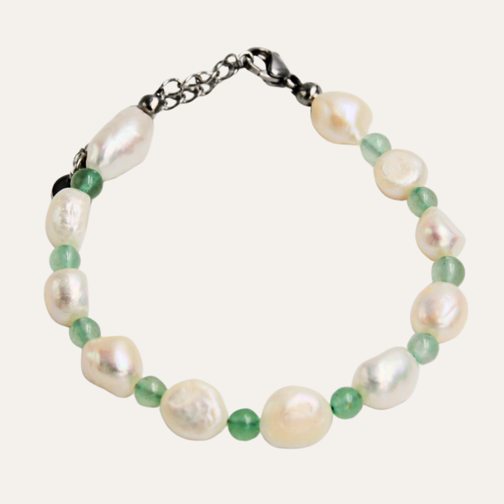 Aventurine Pearl Bracelet